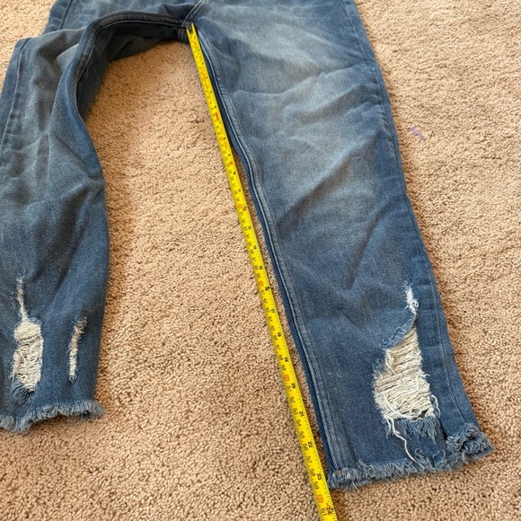 Gap Distressed True Skinny Blue Jeans 29 - Picture 2 of 8